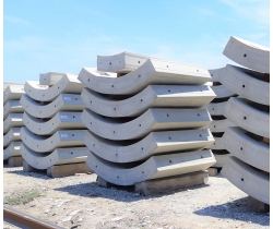 鋼筋混凝土
弓型隧道環片